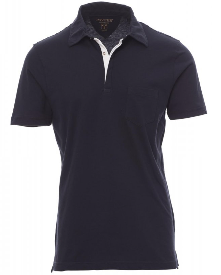 PAYPER CHIC pánska hladká polokošeľa Farba: Modrá tmavá, Veľkosť: S