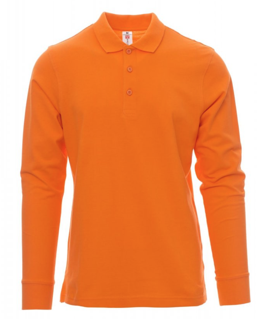 PAYPER VERONA polokošeľa s dlhým rukávom Farba: Oranžová, Veľkosť: M