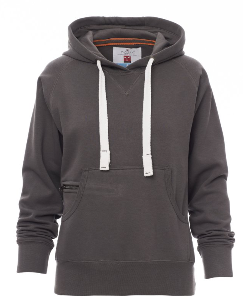 PAYPER Atlanta+ lady dámska mikina - tmavšie farby Farba: Sivá dymová, Veľkosť: S
