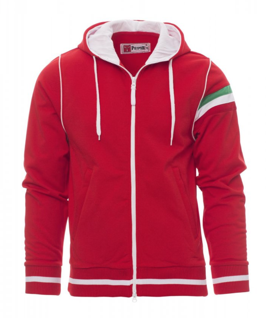 PAYPER NEVADA pánska mikina Farba: Červená, Veľkosť: M