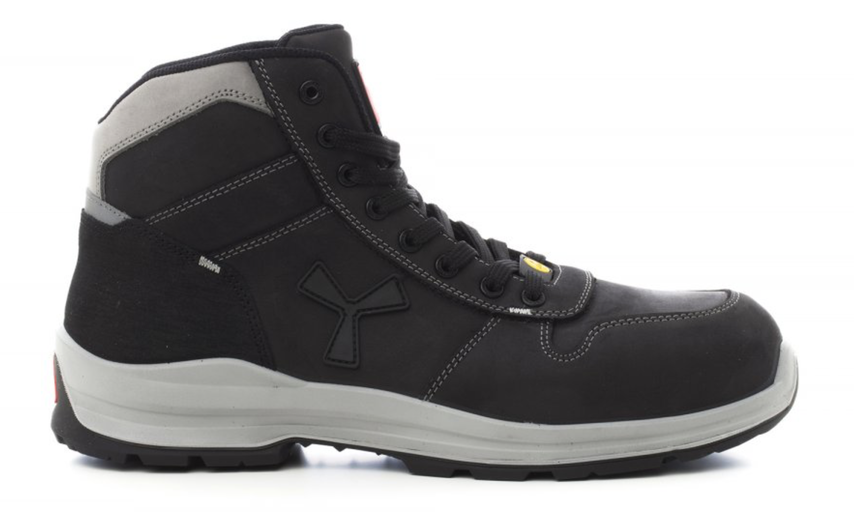 PAYPER GET FORCE MID S3 ESD total black tenisky Veľkosť: 47, Typ špice: hliníková špica, Typ stielky: kevlarová stielka