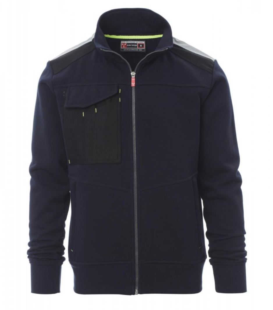 PAYPER WORK.2.0 pracovná impregnovaná mikina Farba: Modrá tmavá, Veľkosť: XS