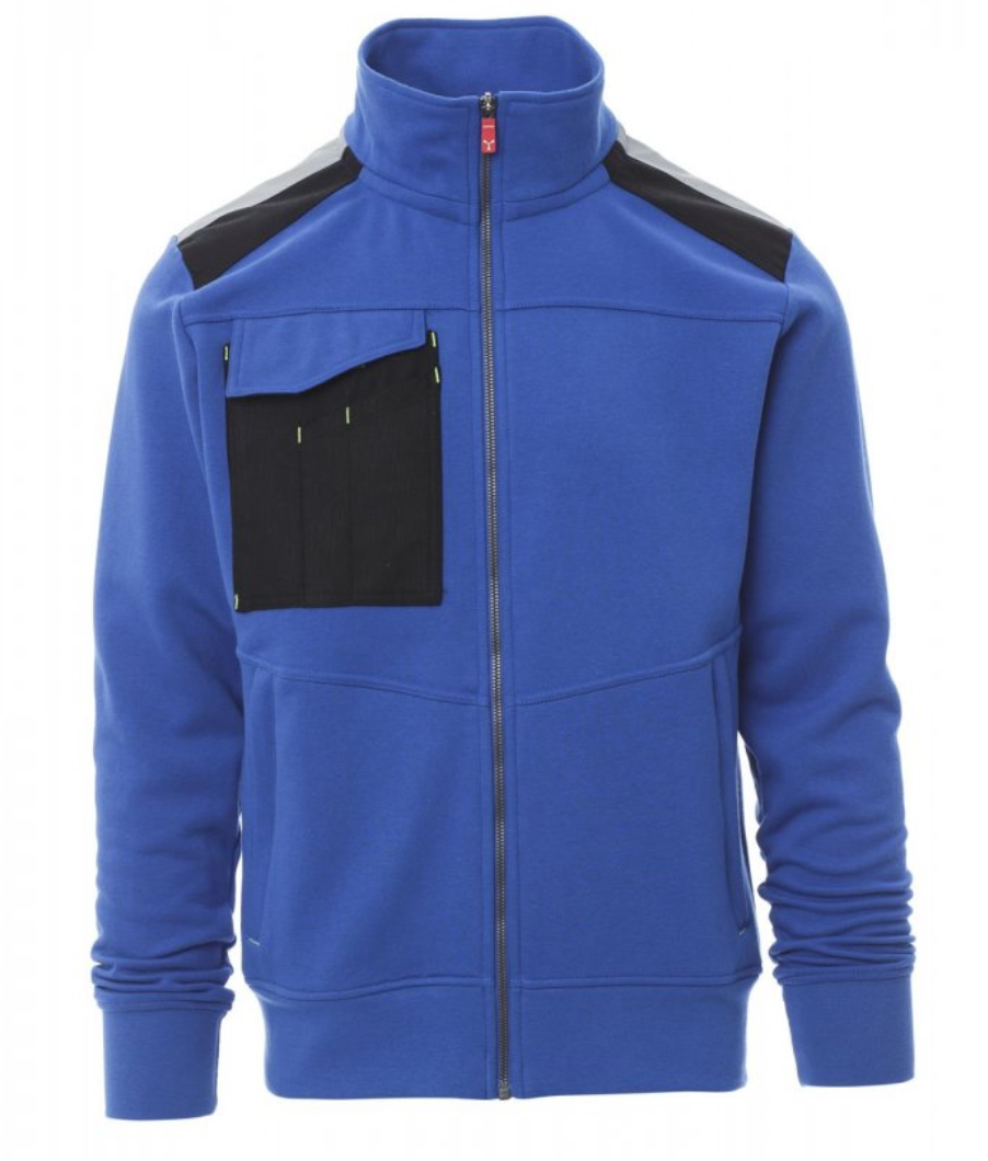 PAYPER WORK.2.0 pracovná impregnovaná mikina Farba: Kráľovská modrá, Veľkosť: M