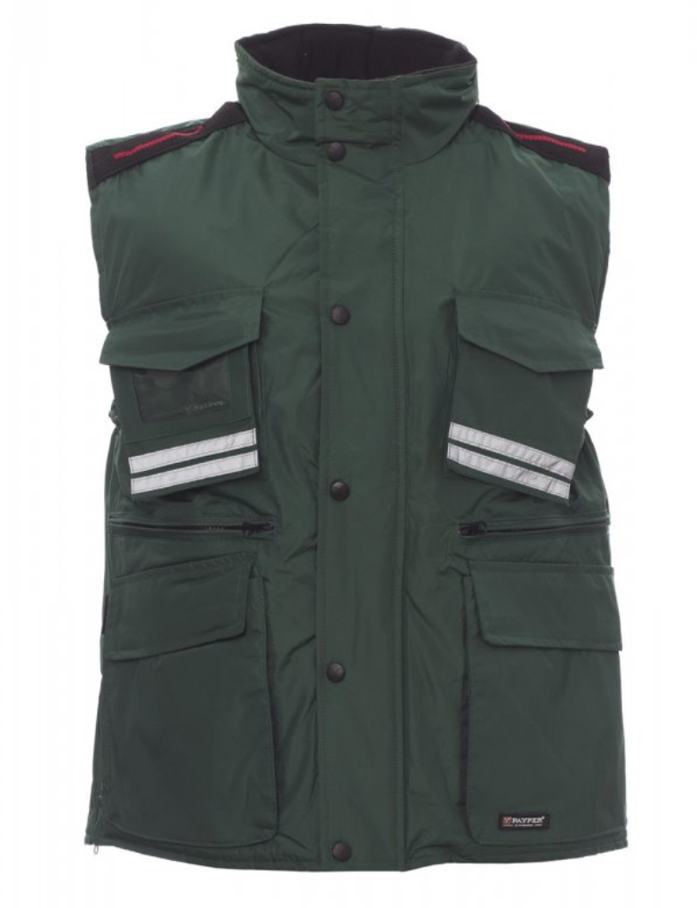 PAYPER Zimná vesta FLIGHT Farba: Zelená fľašková, Veľkosť: XXXL