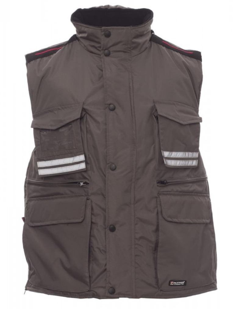 PAYPER Zimná vesta FLIGHT Farba: Sivá, Veľkosť: XXXL