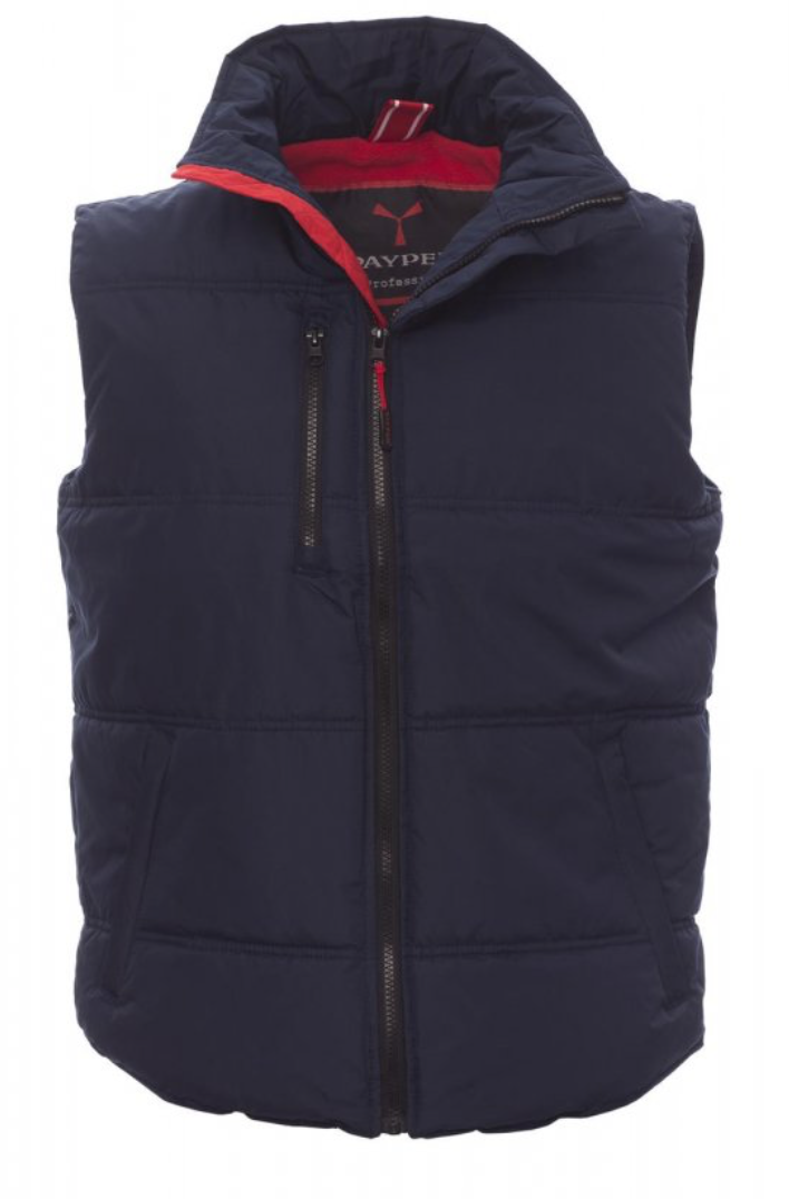 PAYPER Vesta pracovná DAYTONA Farba: Modrá tmavá, Veľkosť: S, Doplnková farba: červená