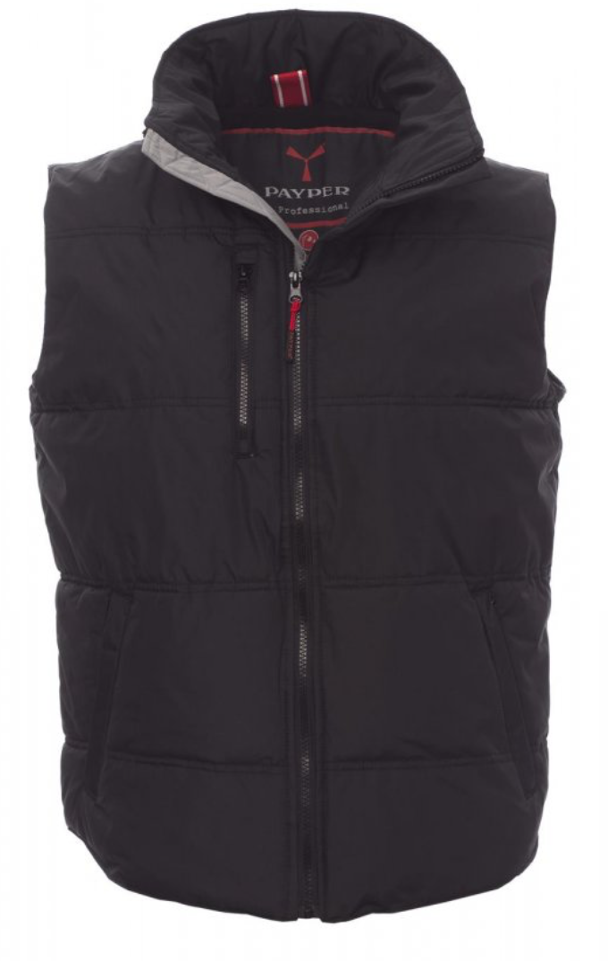 PAYPER Vesta pracovná DAYTONA čierna Farba: Čierna, Veľkosť: M, Doplnková farba: sivá