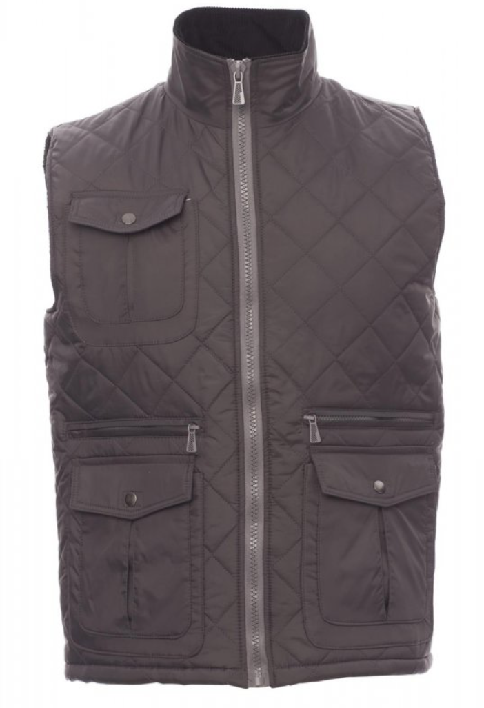 PAYPER Prešívaná vesta GATE Farba: Sivá, Veľkosť: XL