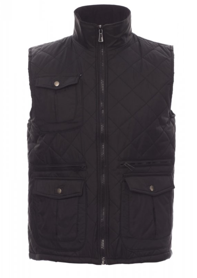 PAYPER Prešívaná vesta GATE Farba: Čierna, Veľkosť: XXL