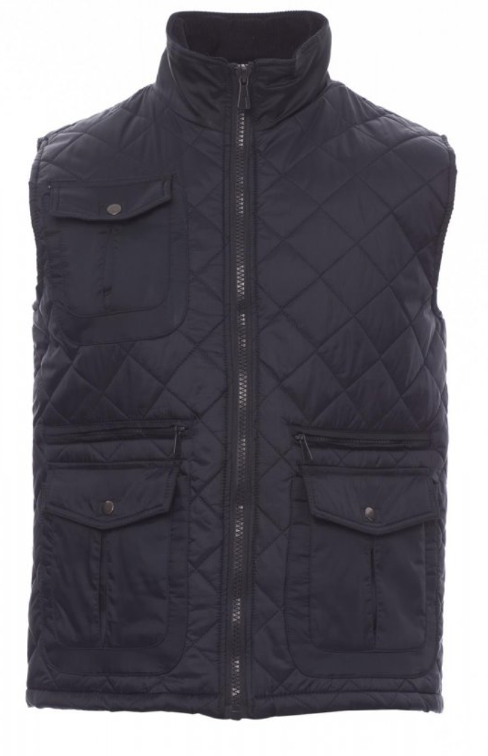 PAYPER Prešívaná vesta GATE Farba: Modrá tmavá, Veľkosť: XXXL