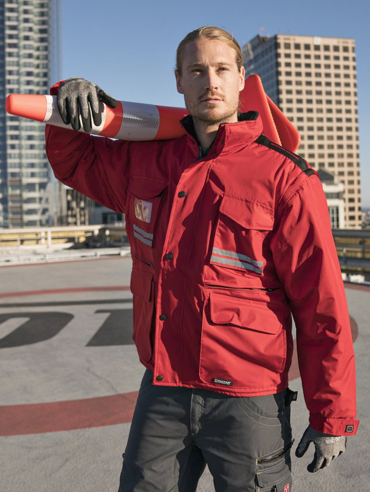 PAYPER TORNADO zimná bunda 2v1 Farba: Červená, Veľkosť: M