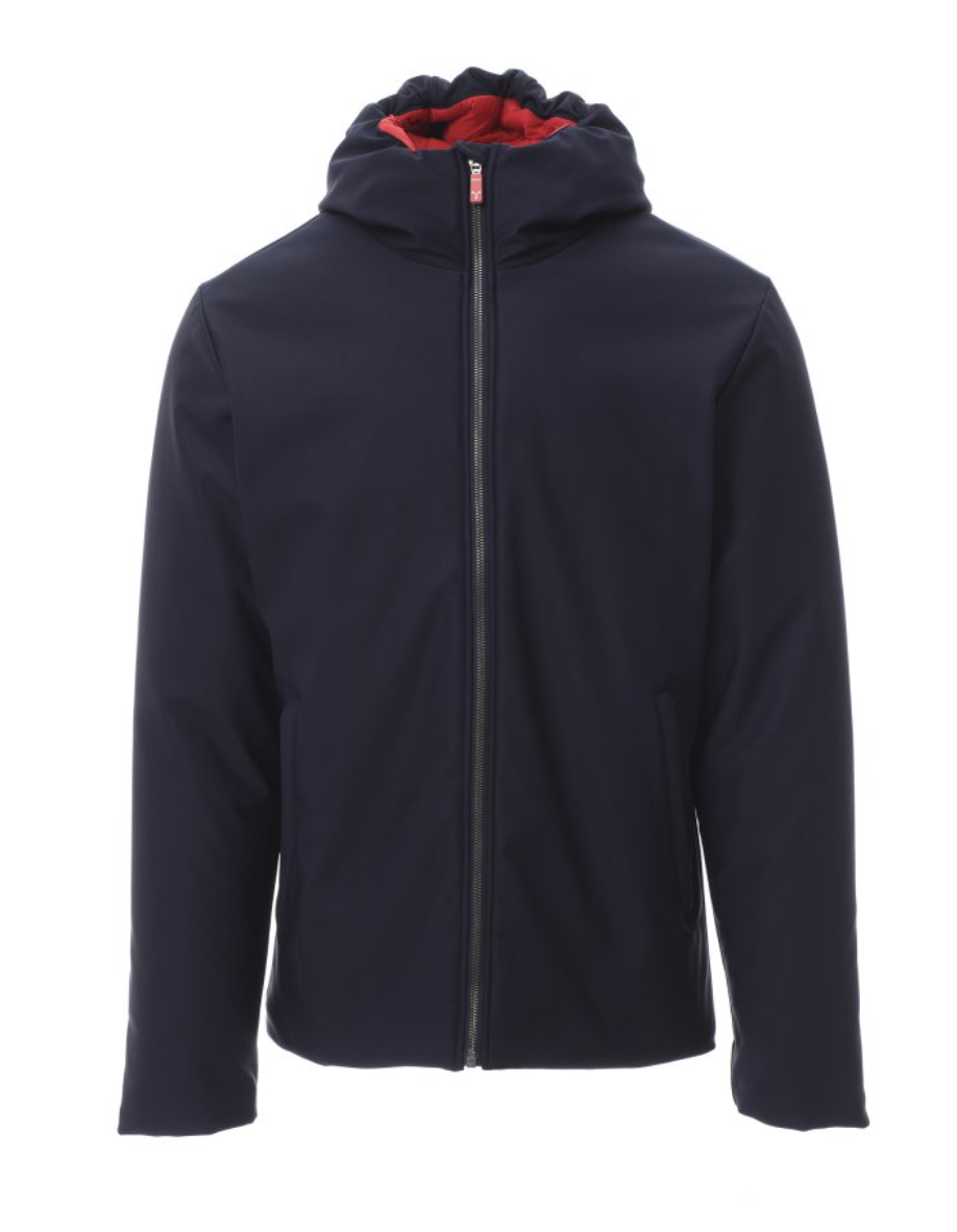 PAYPER Zimná hrubá softshellová bunda OREGON Farba: Modrá tmavá, Veľkosť: XXL