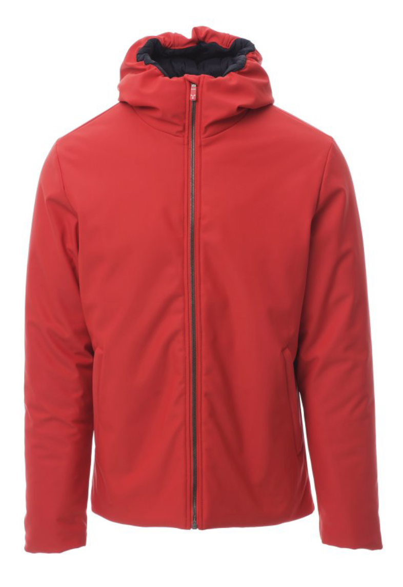 PAYPER Zimná hrubá softshellová bunda OREGON Farba: Červená, Veľkosť: XXL