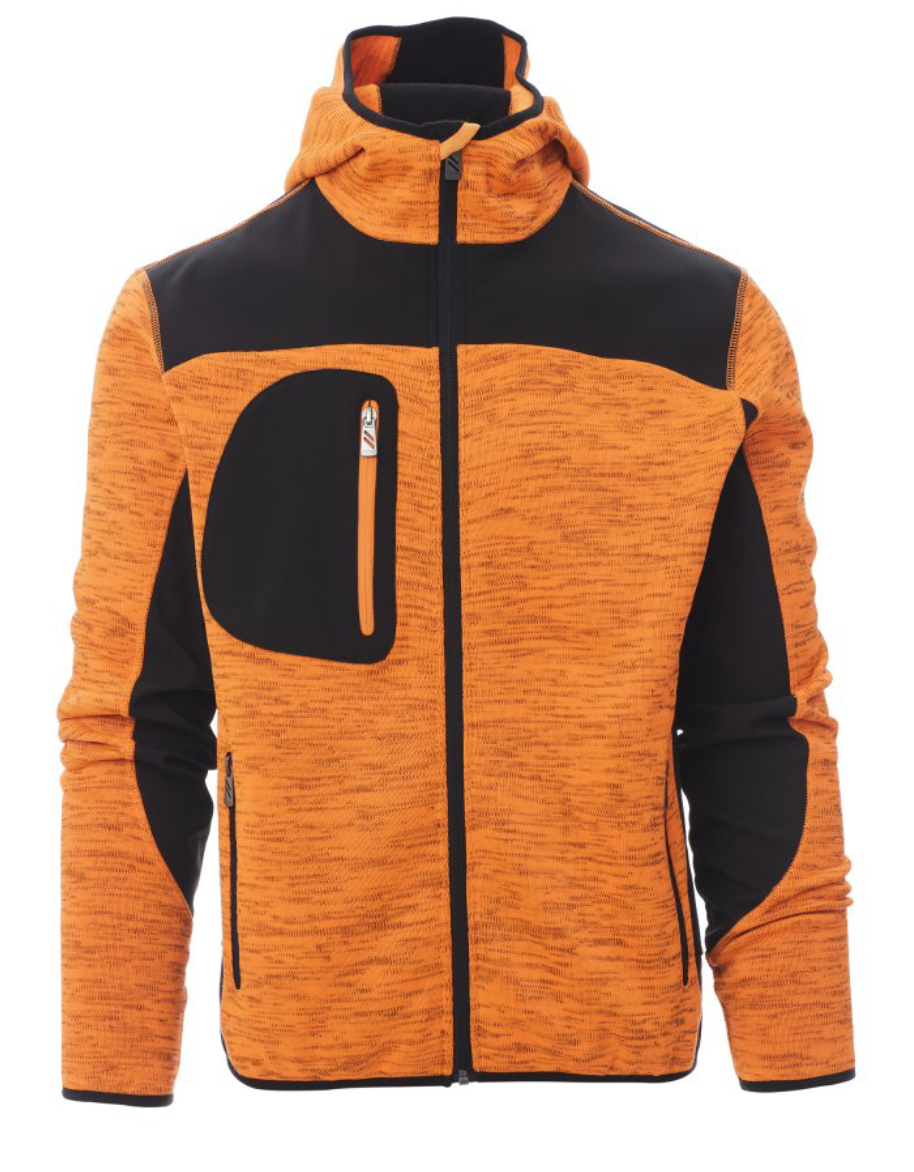PAYPER TRIP mikina prechodná so softshellom Farba: Oranžová, Veľkosť: L