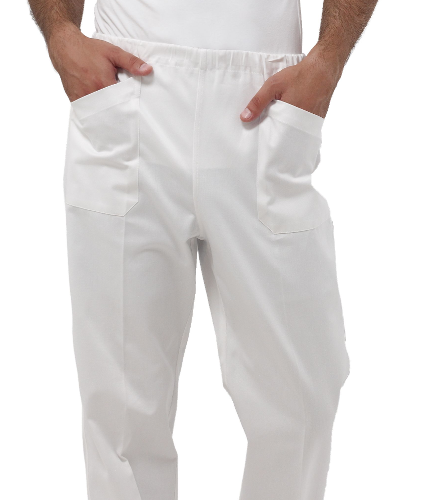 SIGGI Nohavice MILANO unisex biele / farebné Farba: Biela, Veľkosť: 56