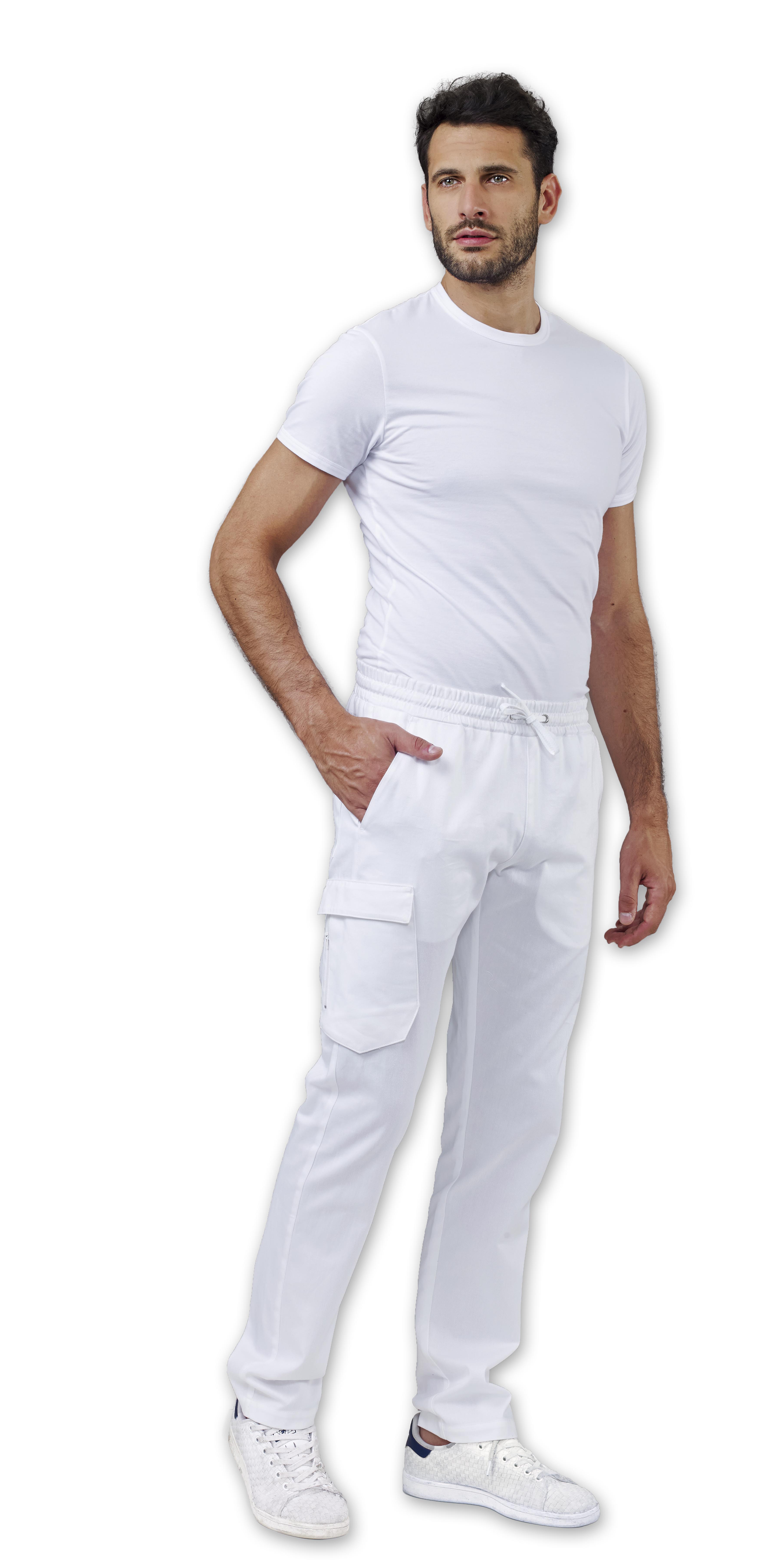 SIGGI Nohavice zdravotné pánske STAN Farba: Biela, Veľkosť: 56