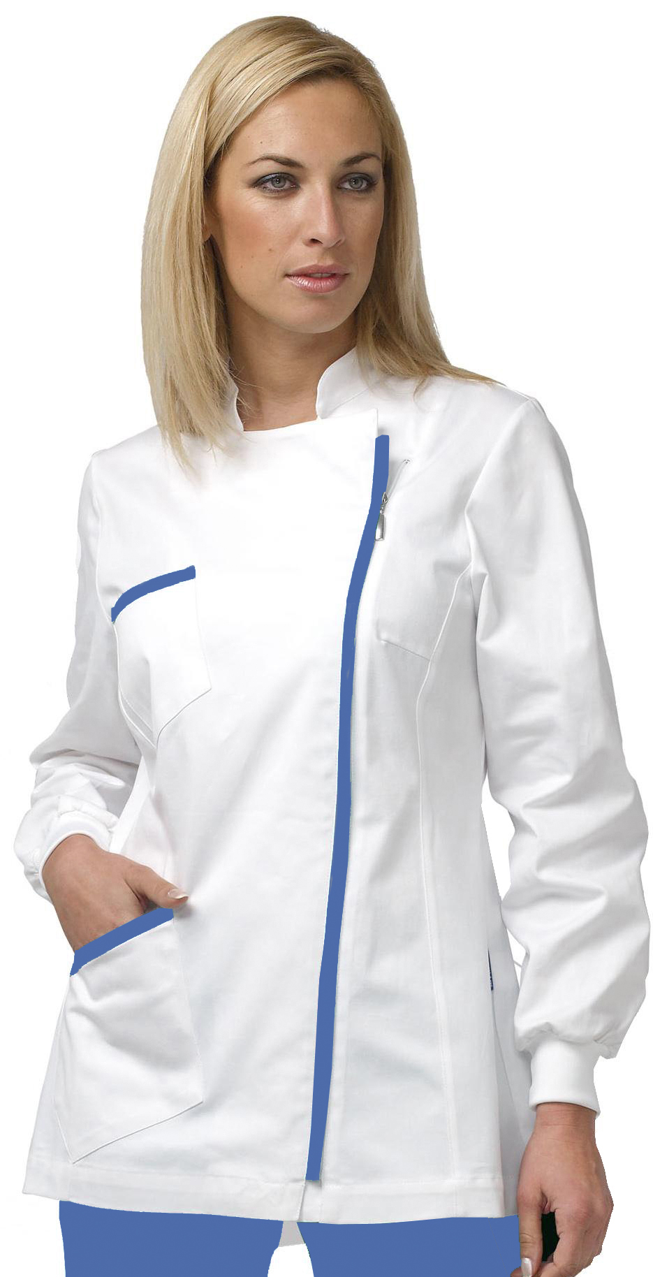 SIGGI Tunika dámska MILLY s dlhým rukávom Farba: Modrá royal, Veľkosť: 40(SK) = 46(IT)