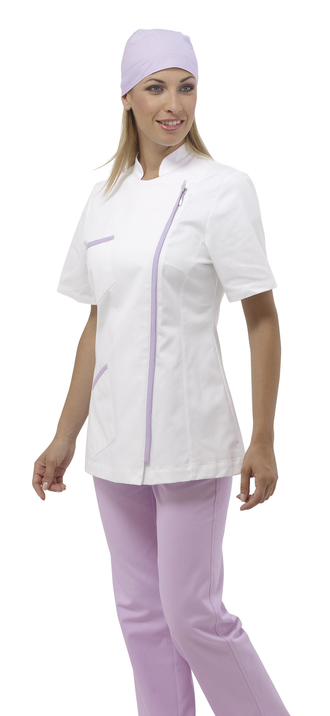 SIGGI Tunika dámska LOYS s krátkym rukávom Farba: Fialová, Veľkosť: 32(SK) = 38(IT)