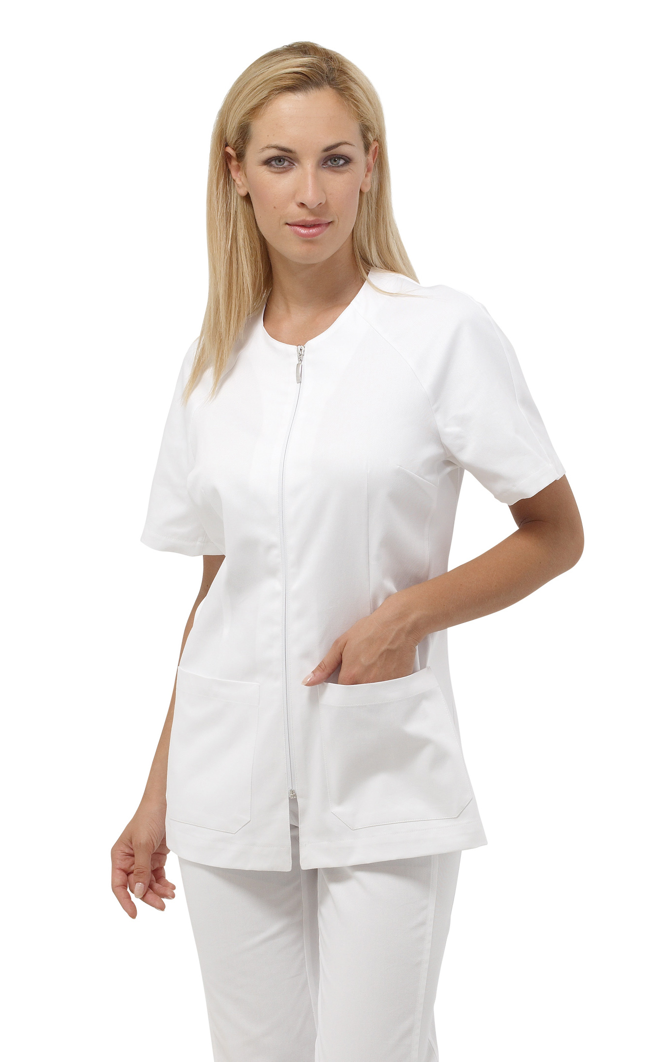 SIGGI Tunika dámska ROSES Farba: Biela, Veľkosť: 36(SK) = 42(IT)