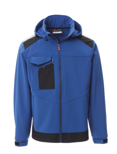 PAYPER Bunda softshellová PERFORMER 2.0 Farba: Modrá royal, Veľkosť: XXL