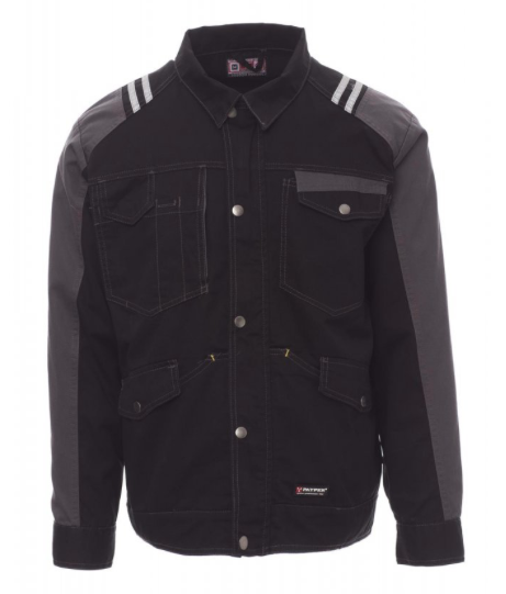 PAYPER Prechodná bunda ARIZONA Farba: Čierna, Doplnková farba: sivá