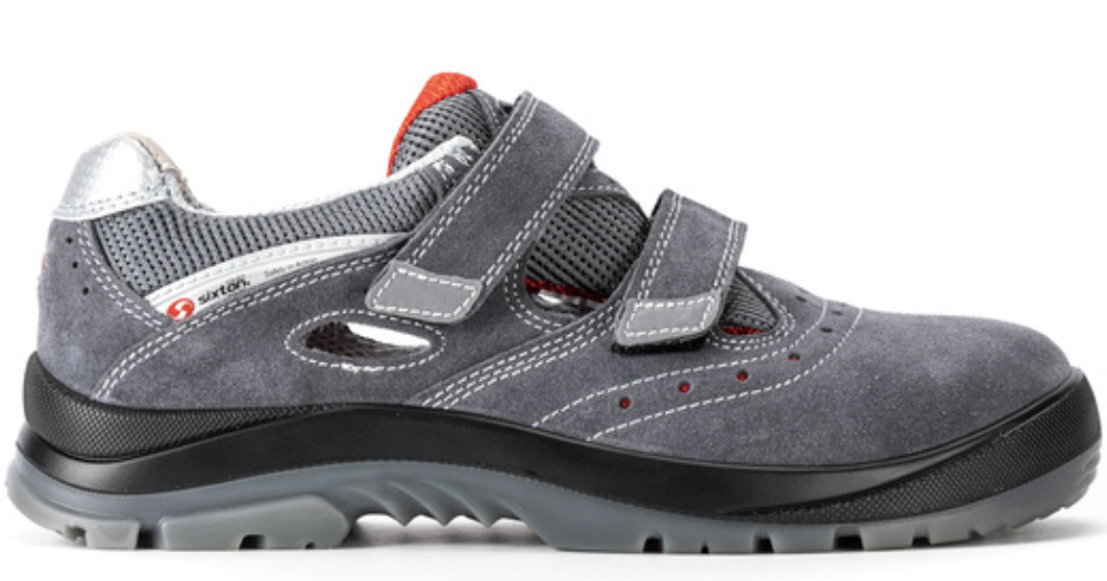 Sixton FAVIGNANA sandále S1P SRC sivé Veľkosť: 39, Typ špice: plastová / kompozitná špica, Typ stielky: kevlarová stielka