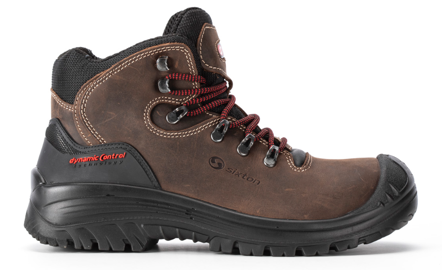 Sixton CORVARA S3 SRC hnedá členková obuv Veľkosť: 46, Typ špice: plastová / kompozitná špica, Typ stielky: kevlarová stielka