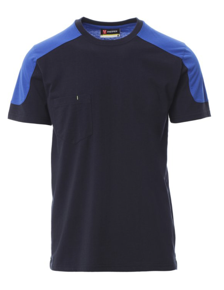 PAYPER CORPORATE tričko dvojfarebné Farba: Modrá tmavá, Veľkosť: 4XL