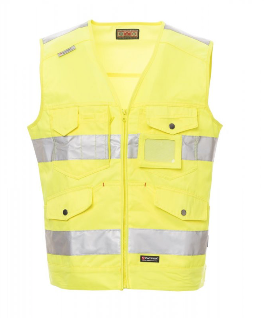 PAYPER Reflexná vesta MASTER Farba: Reflexná žltá, Veľkosť: M