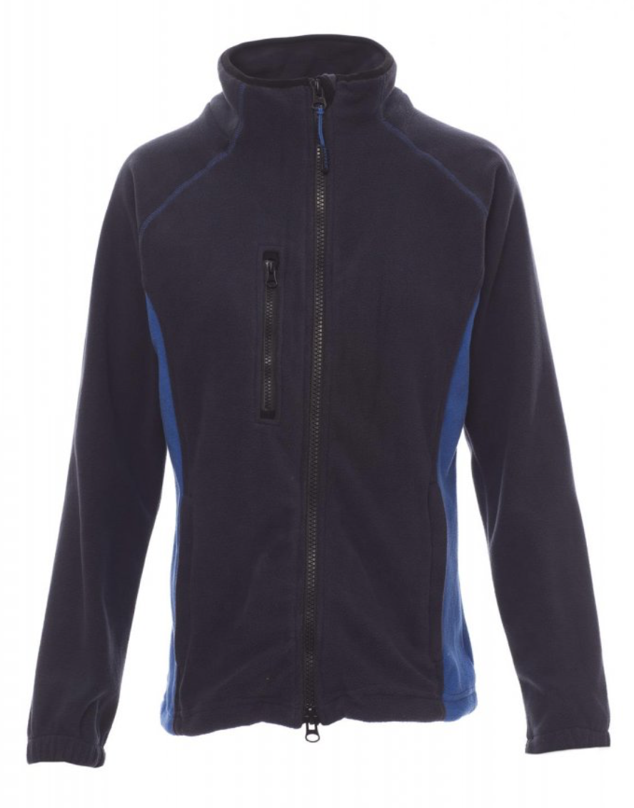 PAYPER ASPEN+ LADY mikina flísová dámska Farba: Modrá tmavá, Veľkosť: L, Doplnková farba: kráľovskál modrá