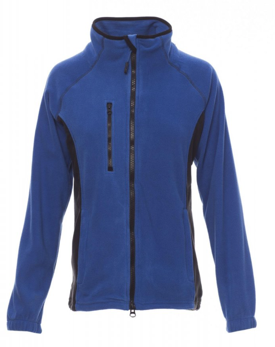 PAYPER ASPEN+ LADY mikina flísová dámska Farba: Kráľovská modrá, Veľkosť: L, Doplnková farba: čierna