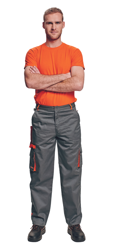 CERVA Nohavice do pása DESMAN Cargo Farba: Sivá, Veľkosť: 52, Dĺžka: štandardná