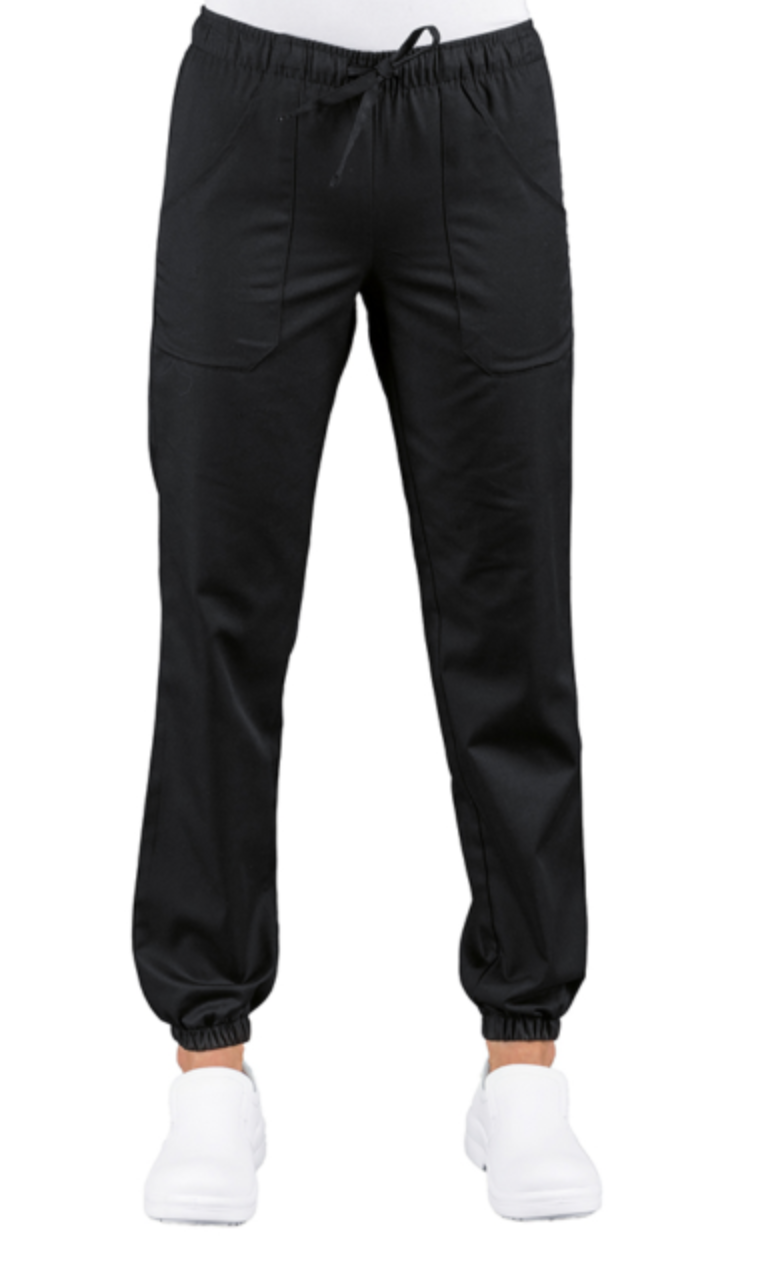 ISACCO Nohavice čierne BOHEME s gumičkou Farba: Čierna, Veľkosť: XL