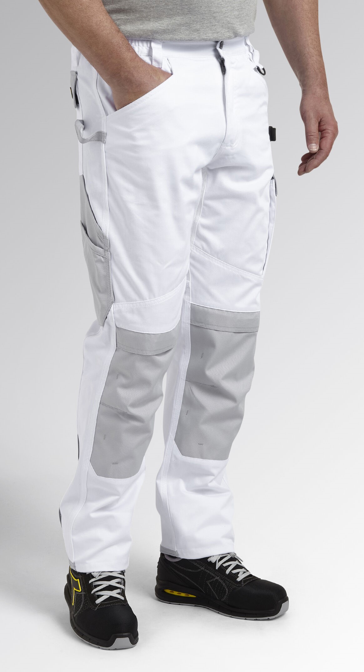 DIADORA Utility DIADORA nohavice EASYWORK LIGHT biele Farba: Biela, Veľkosť: XL