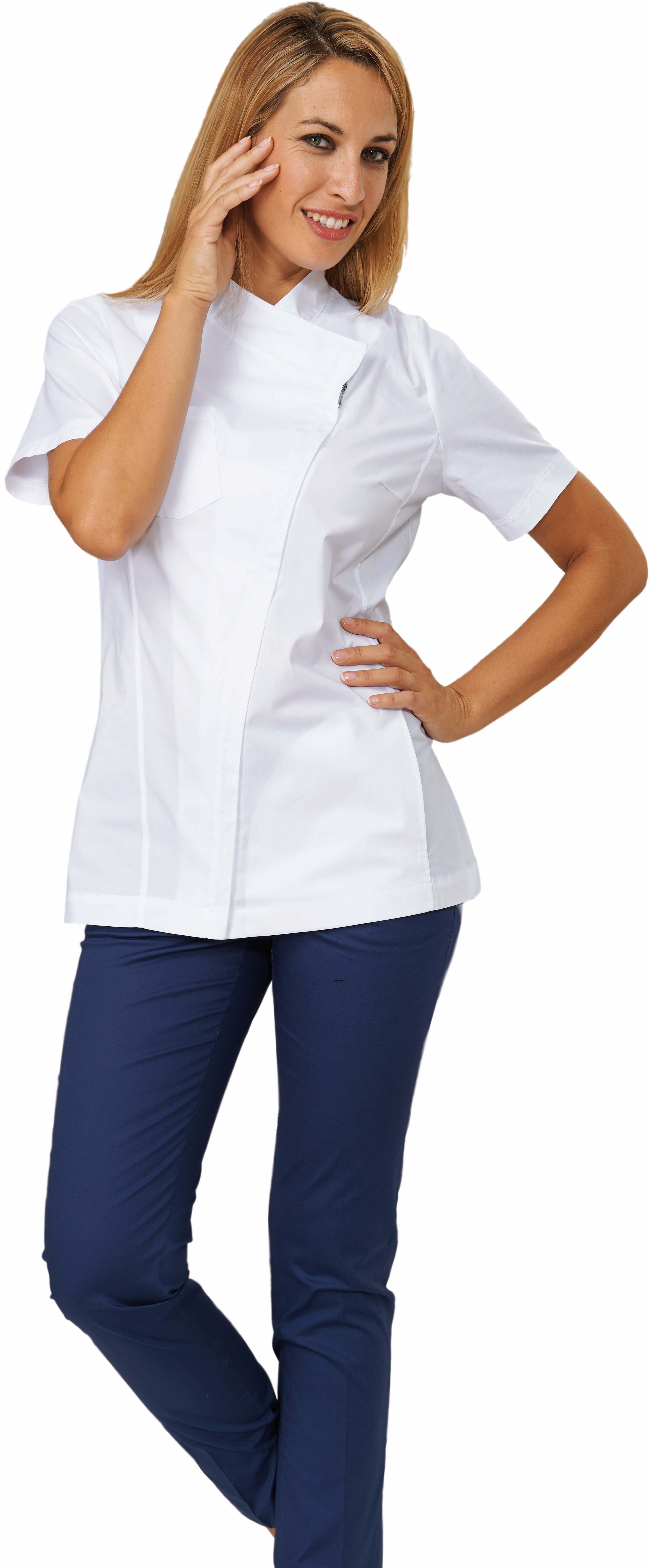 SIGGI Blúzka CHERRY biela strečová Farba: Biela, Veľkosť: 46(SK) = 52(IT)