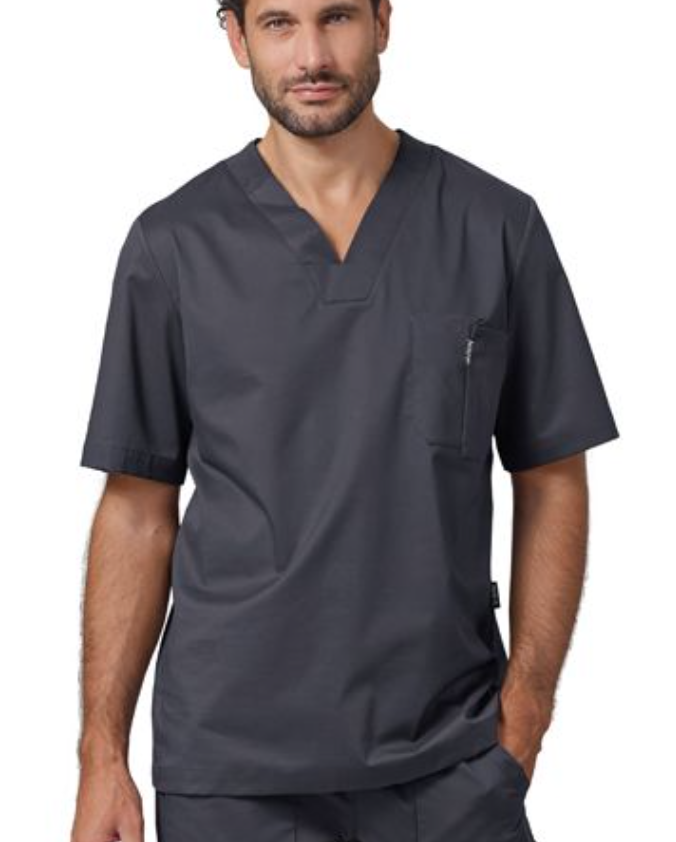 SIGGI Blúza pánska strečová LIAM Farba: Sivá oceľová, Veľkosť: XXL