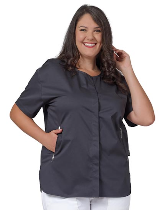 SIGGI Blúzka strečová VIVIAN Farba: Sivá oceľová, Veľkosť: L