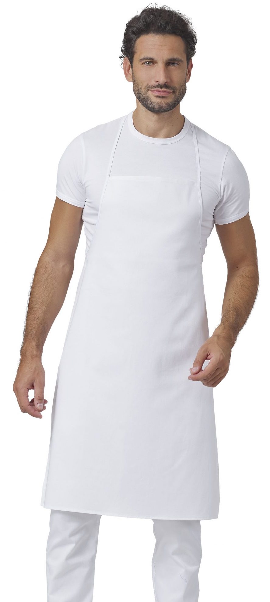 SIGGI Zástera s náprsenkou Aosta biela