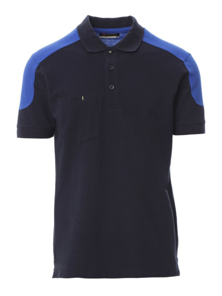 PAYPER Polokošeľa COMPANY dvojfarebná modrá Farba: Modrá tmavá, Veľkosť: L