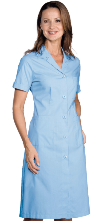 ISACCO Dámske šaty bledo-modré Farba: Modrá bledšia, Veľkosť: M