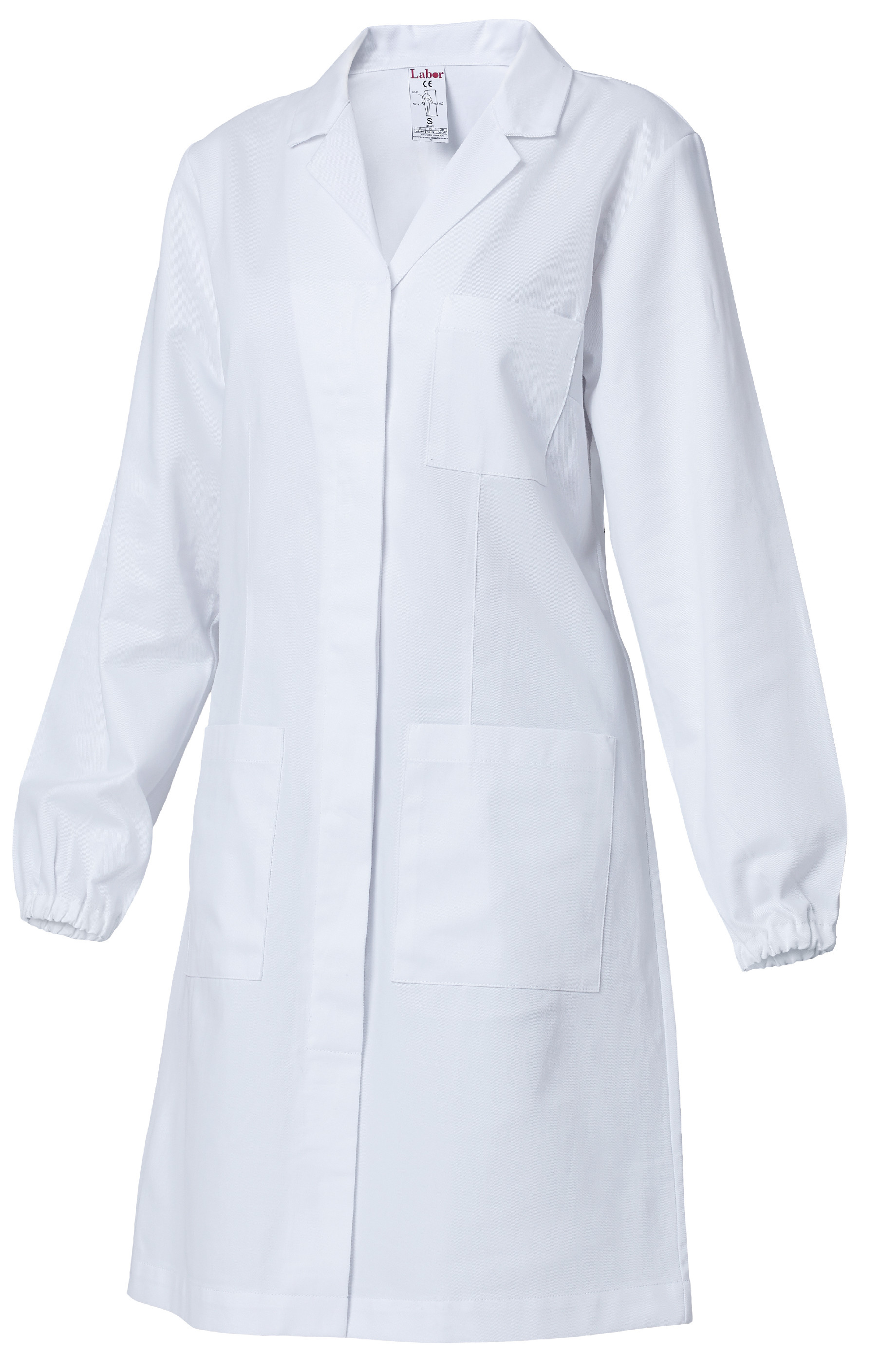 SIGGI Biely plášť dámsky s gumičkou Farba: Biela, Veľkosť: XXS