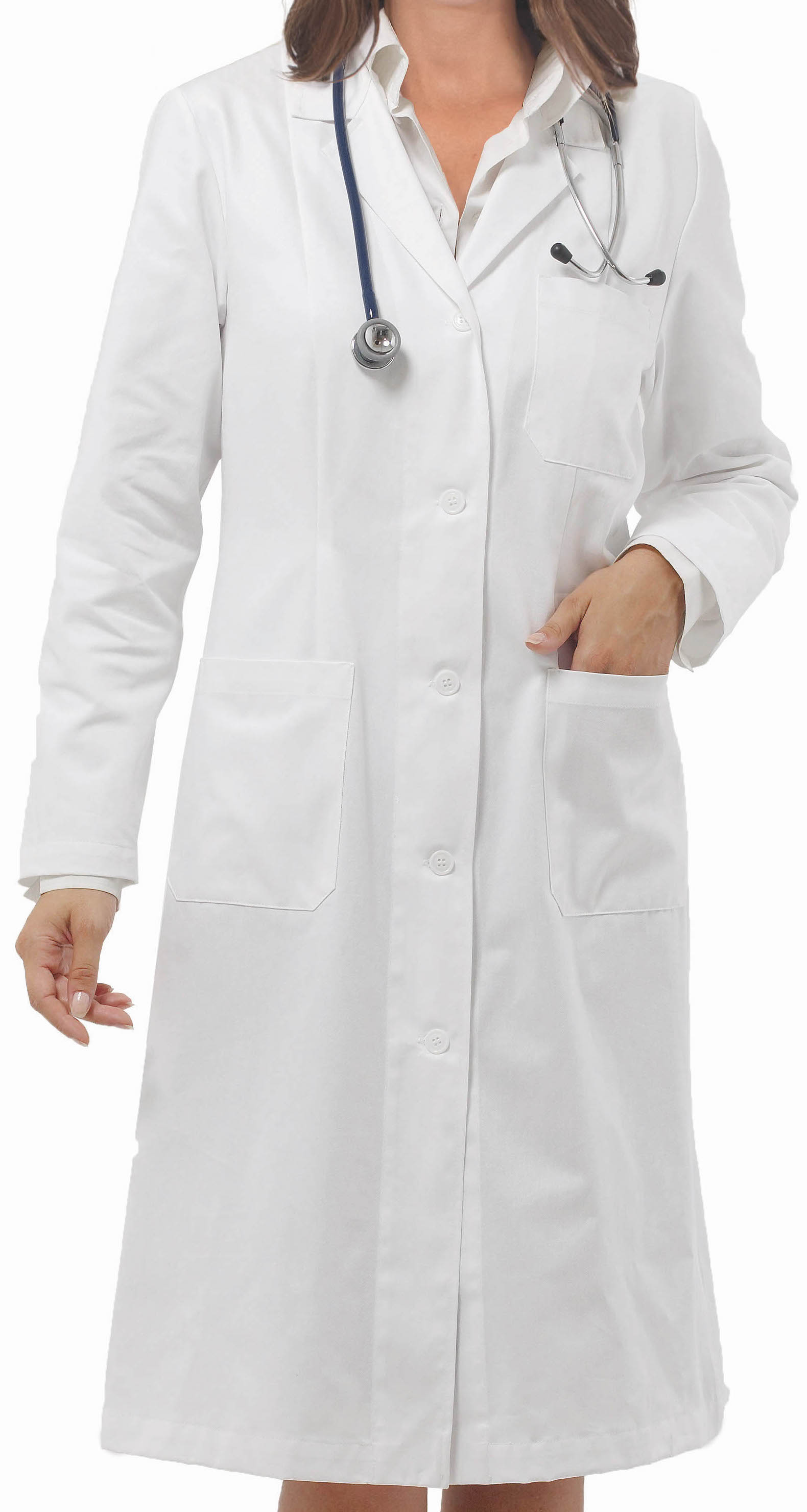 SIGGI Plášť zdravotnícky dámsky Farba: Biela, Veľkosť: 34(SK) = 40(IT)