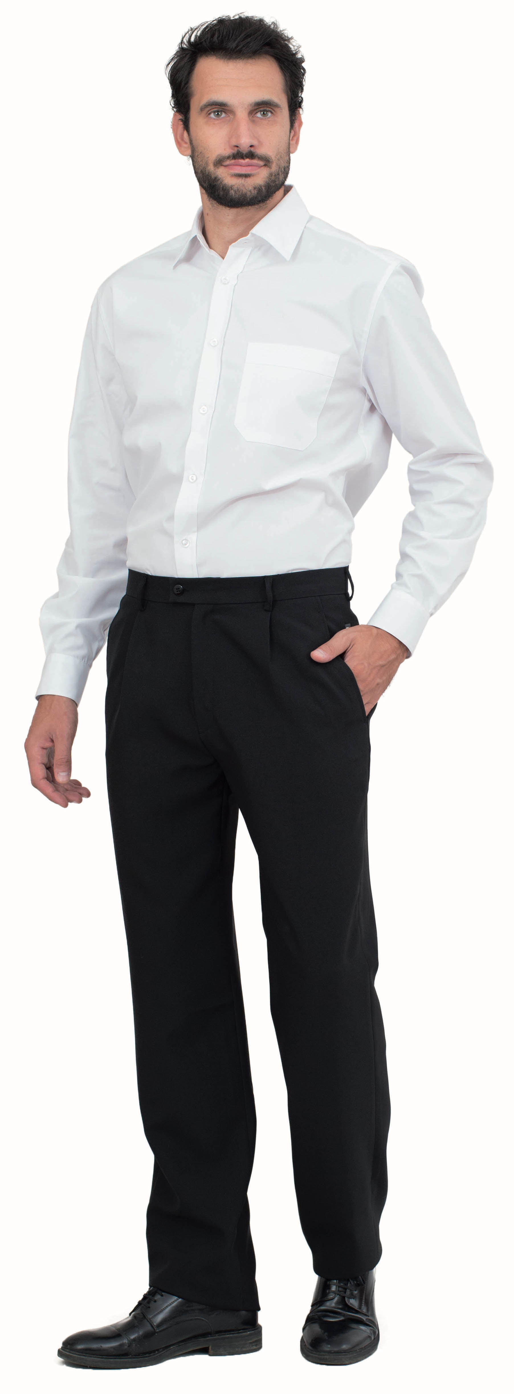 SIGGI Košeľa čašnícka pánska Farba: Biela, Veľkosť: L