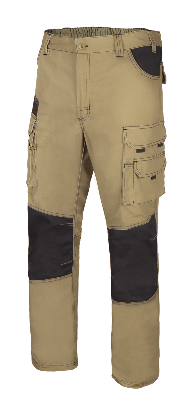 VELILLA Nohavice CANVAS 103011B béžové Farba: Hnedá béžová, Veľkosť: XL