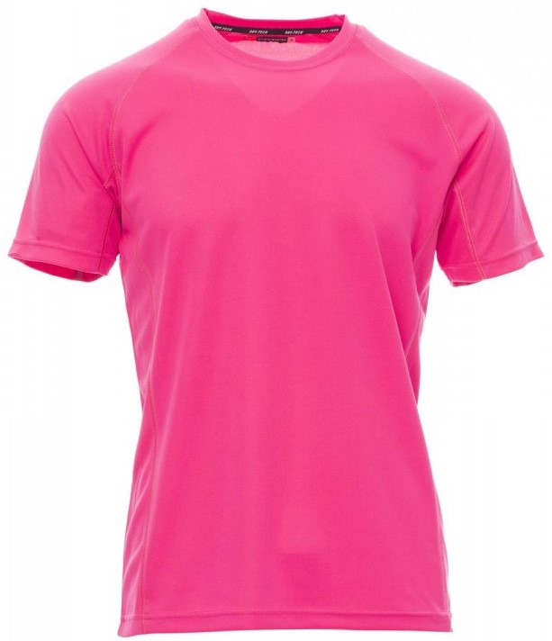 PAYPER RUNNER pánske funkčné tričko reflexné Farba: Ružová reflexná/fluo, Veľkosť: S