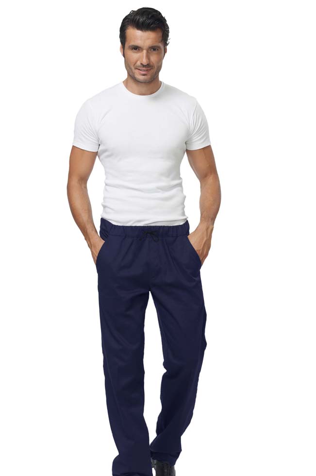 SIGGI Kuchárske nohavice JOSH modré Farba: Modrá tmavá, Veľkosť: M