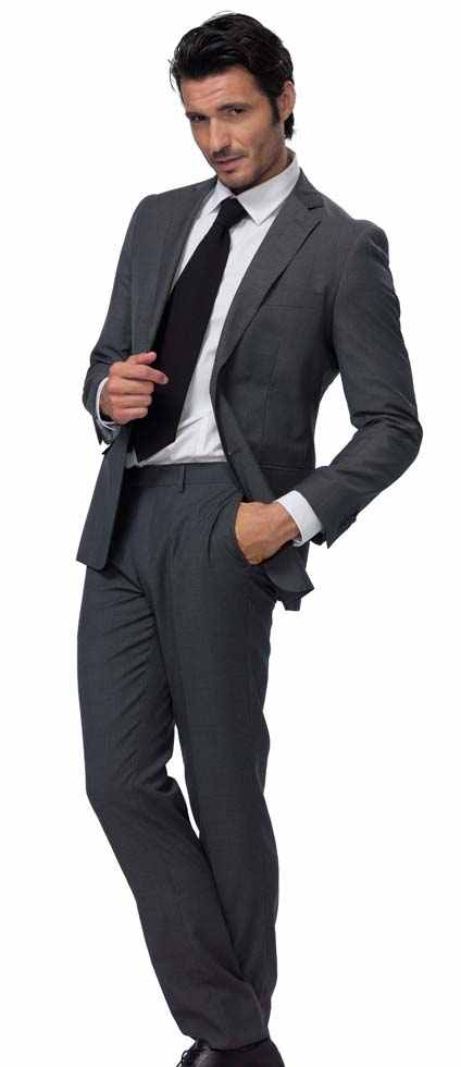 SIGGI Pánske sako DYLAN šedá Farba: Sivá, Veľkosť: 50