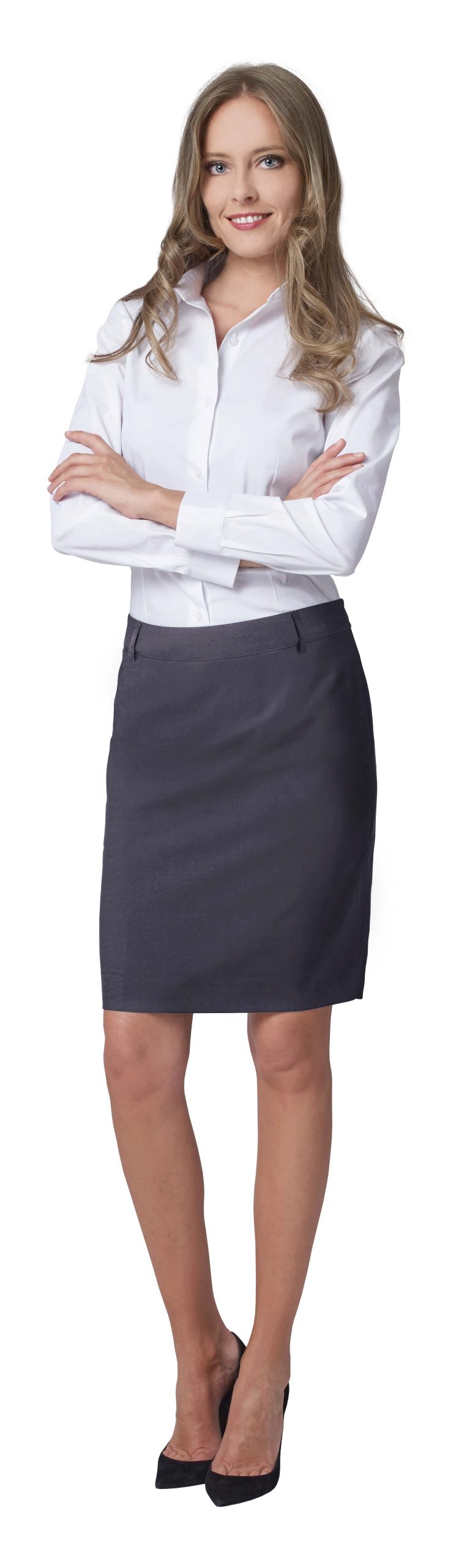 SIGGI Strečová sukňa PAMELA Farba: Sivá, Veľkosť: 38(SK) = 44(IT)