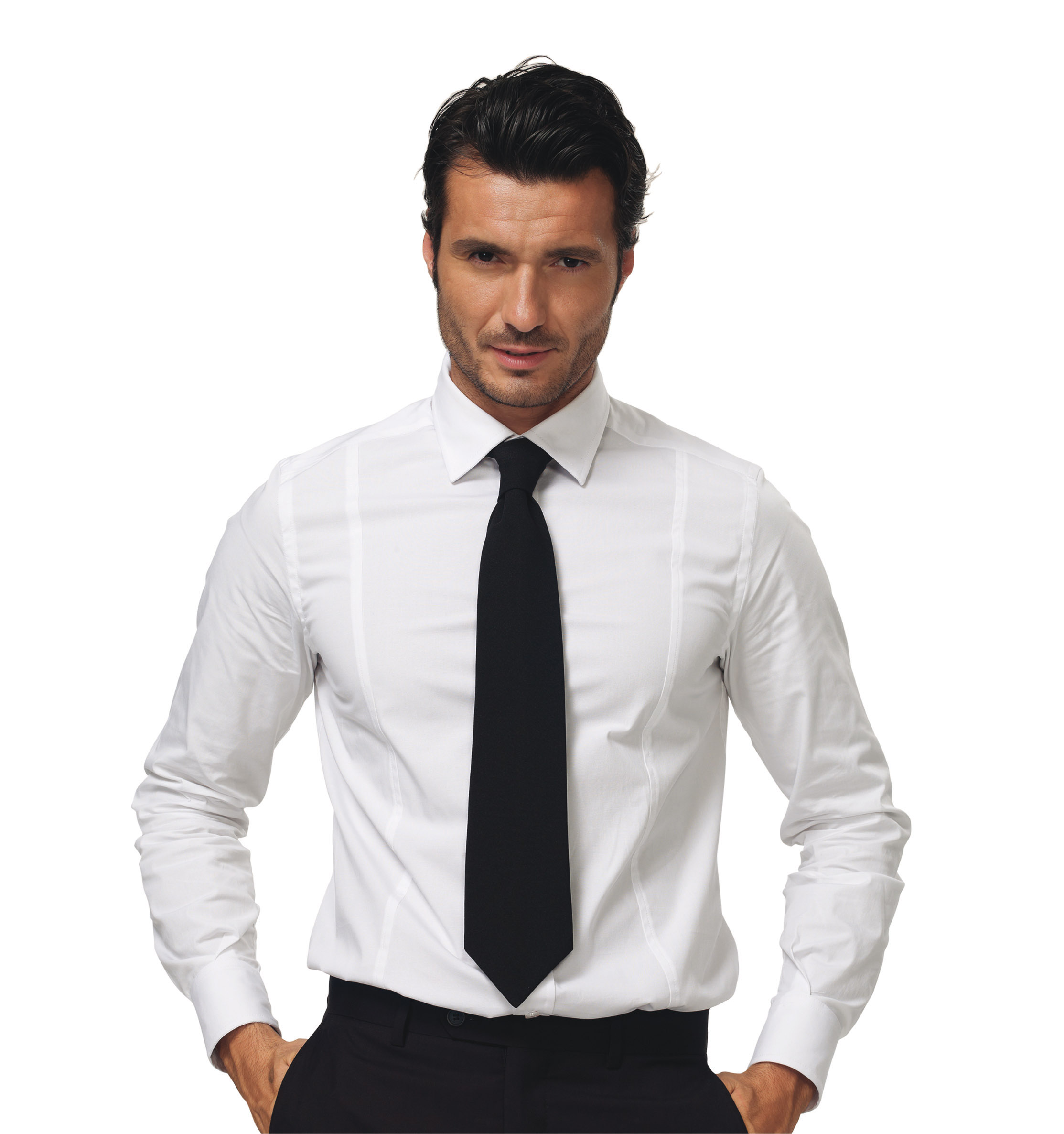 SIGGI Pánska kravata ALVIN čierna