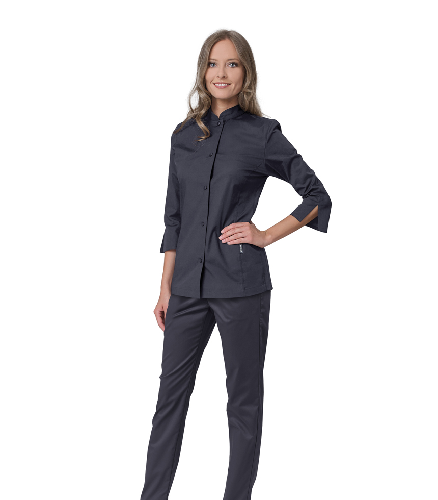 SIGGI Dámsky rondon MINA šedá Farba: Sivá, Veľkosť: L